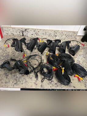 Defender Wired Security Cameras with Cables model #21006 night vision